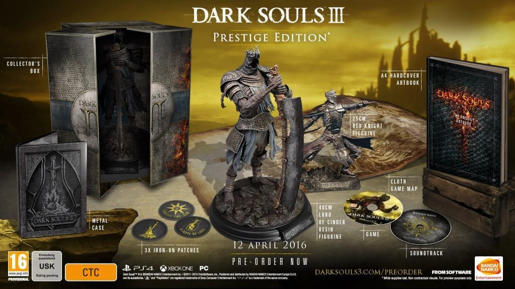gamelover gamelover Dark Souls 3 Prestige Edition