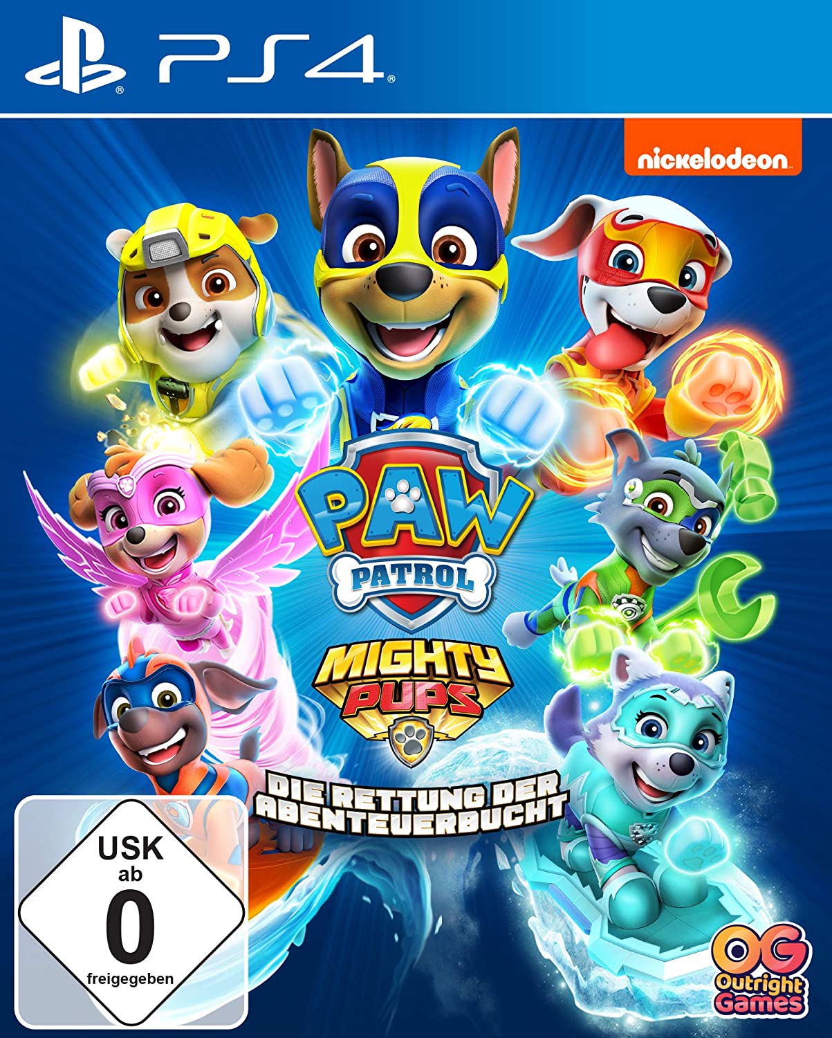 PAW PATROL Mighty Pups Die Rettung der Abenteuerbucht Cover